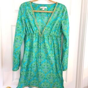 Victoria's Secret M/L Coverup Dress BoHo Beach Tropical Cruise Vacation